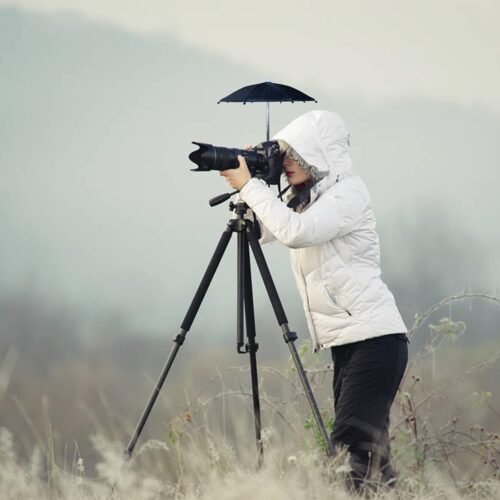 Hot Shoe Umbrella/Sunshade, Protects Camera from Rain, Bird Droppings, Sunlight, Snow, Camera Umbrella, Waterproof Camera Accessory - 이미지 5