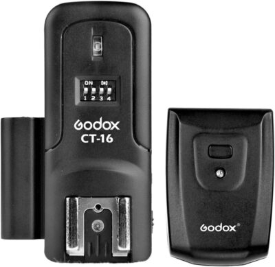 Godox CT-16 16 Channels Wireless Radio Flash Trigger for Canon Nikon Pentax DSLR Camera Studio Flash (Transmitter + Receiver)