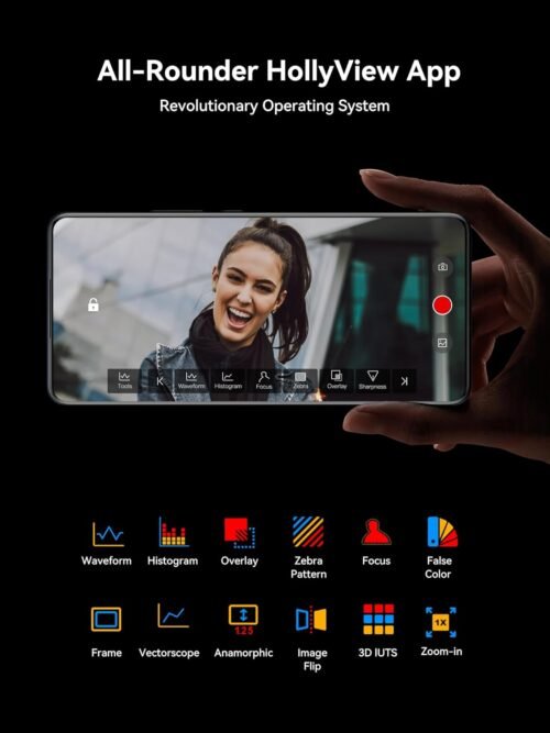 Hollyland Mars 400S PRO II Wireless SDI HDMI Video Transmitter and Receiver, 0.07s Latency 450ft Range, 4APP Monitoring, 1080p 12Mbps 5G Transmission System for Live Streaming Videography Filmmaking - 이미지 5