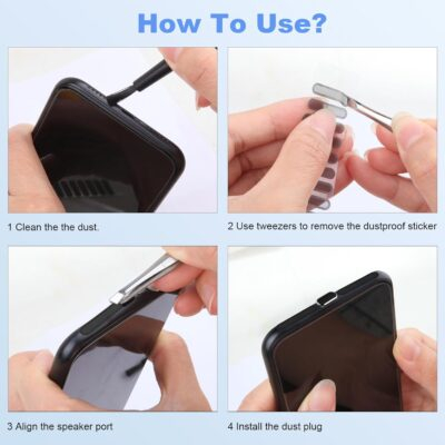 USB C Dust Plug for iPhone 15 16 Series, USB C Port Cover Phone Speaker Cover, Phone Charging Port Cleaner for Samsung Galaxy S23, S22 Ultra S21 FE S20, Note 20 and All Type-C Devices - 이미지 7