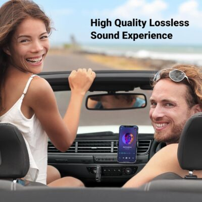 UGREEN 5.4 Aux Bluetooth Adapter, Noise Cancelling 3.5mm AUX Bluetooth Car Adapter, Wireless Audio Receiver for Home Stereo/Wired Speaker, 15H Battery Life - 이미지 3