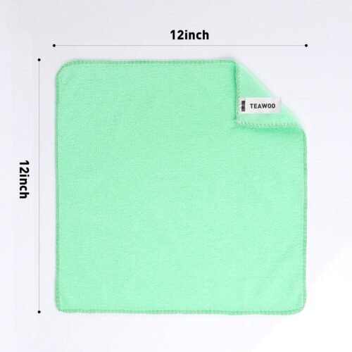 Microfiber Cleaning Cloths - 50 Pack Assorted Colors (12x12 inches), Bulk Towels for Cars & Home - 이미지 7