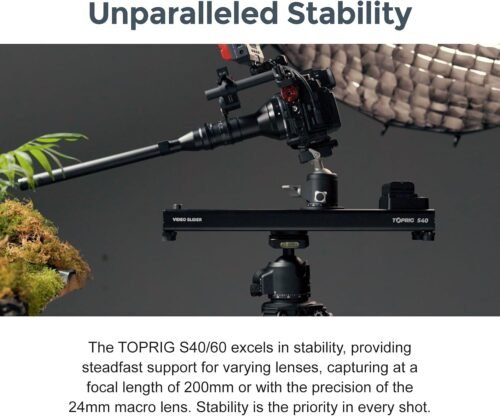 Slider S60 by Accsoon Adjustable 24''/60cm Motorized with Full Button Control 120° Panoramic Shooting Horizontally Camera Slider Support IME Lapse Photography - 이미지 2