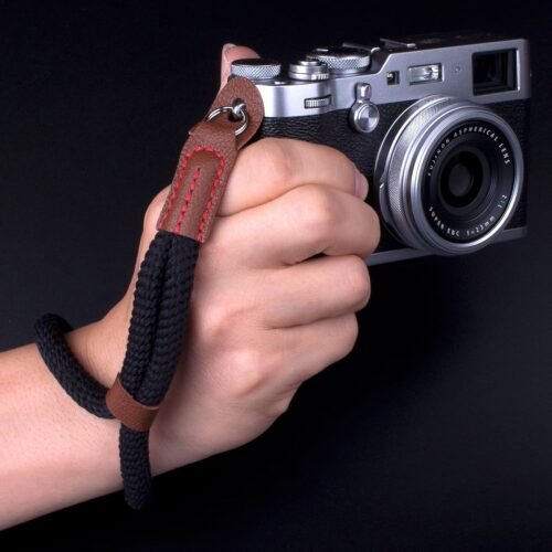 VKO Camera Wrist Strap,Hand Strap lanyard for DSLR SLR Mirrorless Camera Rope Adjustable Safety Strap(Black) - 이미지 2