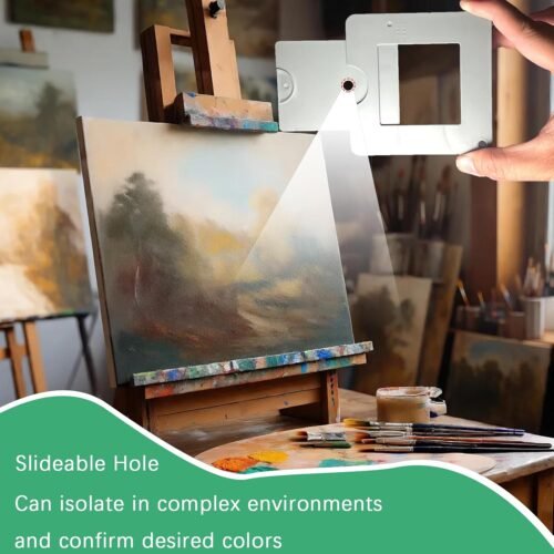 View Finder with Sliding Mechanism and Color Isolation: Essential Tools for Artists, Photographers, Painters, Durable ABS Plastic for Accurate Composition and Creative Exploration (2 Pack) - 이미지 5