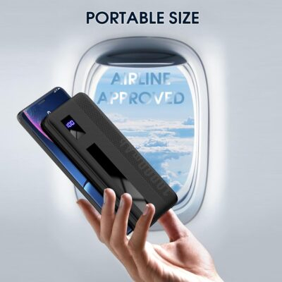 Dbasne Portable Charger, 10000mAh Ultral Slim Power Bank 3A Fast Charging, LED Display Phone Battery Pack Compatible with iPhone 16 15 14 13 Pro Plus Max Smartphone Android Tablet etc - 이미지 6