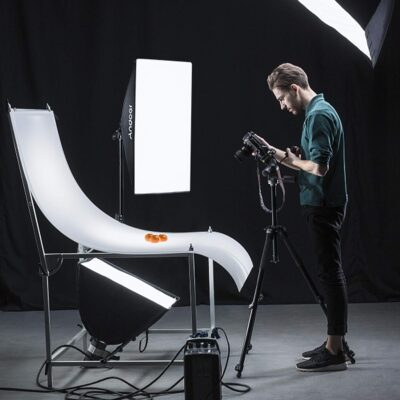 Andoer Softbox Photography Lighting Kit Professional Studio Equipment with 20"x28" Softbox, 2800-5700K 85W Bi-Color Temperature Bulb with Remote, Light Stand, Boom Arm for Portrait Product Shooting - 이미지 7