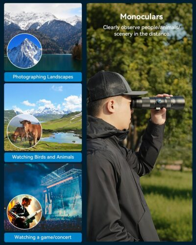 Evil Eye 20-60X Zoom Telephoto Lens, High Power HD Telephoto Phone Lens with Tripod and Universal Phone Clip for iPhone 16/15/14/13 Series, Samsung, Android Phone and Most Smartphone - 이미지 5