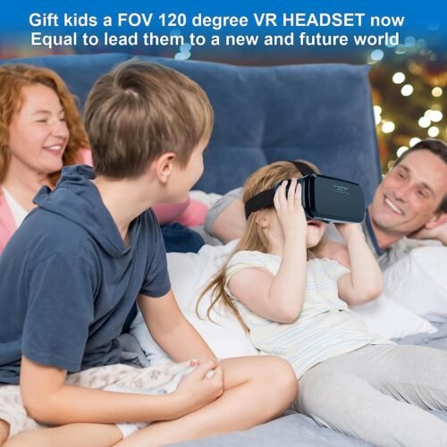 Cell Phone VR Headset Virtual Reality Headsets VR Headsets Virtual Reality Glasses VR Glasses VR Goggles for TV Movies Video Games Compatible with iOS, Android Support 4.7” to 7.3” Mobile Screen(B95) - 이미지 6