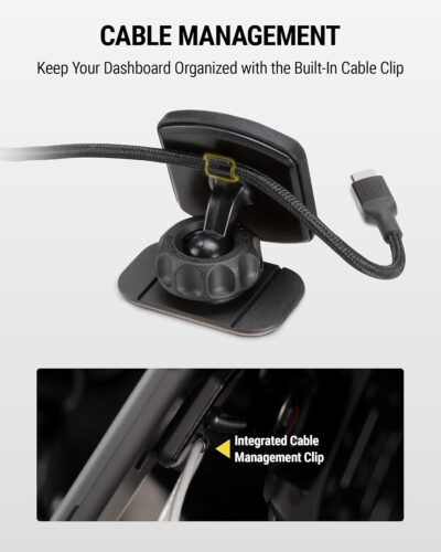 Scosche MAGDMB MagicMount Magnetic Phone Mount for Car, Dashboard Cell Phone Holder with 360° Adjustable Magnet Head, Universal Phone Stand for Car Compatible with iPhone, Samsung, and All Devices - 이미지 6