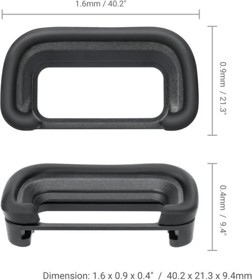 A6700 Eyecup,FDA-EP20 Eyecup,2 Pack Soft Silicone Camera Viewfinder Eyepiece Eye Cup for Sony A6700,Replace Sony FDA-EP20 Eyecup - 이미지 5