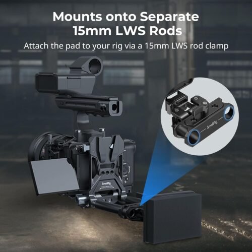 SMALLRIG Lightweight Chest Pad with 15mm LWS Rod Clamp for Handheld Camera Operation - MD3183 - 이미지 2