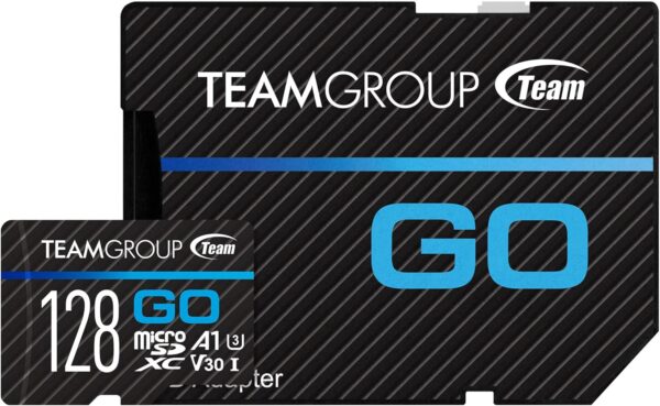 "Unleash Adventure: TEAMGROUP GO Card 128GB Mega Pack - Speedy 4K Micro SDXC UHS-I for Action Cameras and More!" - Image 7