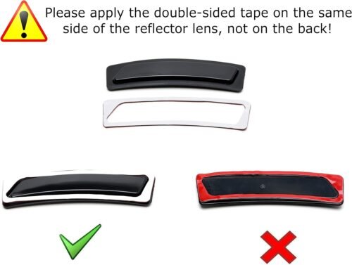 iJDMTOY White/Clear Lens Front Bumper Side Markers Compatible With 2007-2012 BMW E92/E93 3 Series Coupe 328i 335i, Replace OEM Amber Reflector Assy - 이미지 6