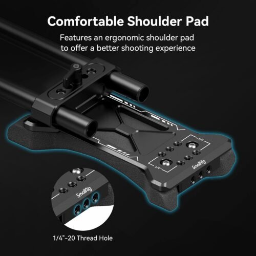 SMALLRIG Universal Basic Camera Shoulder Mount Kit for DSLR, Mirrorless, and Small Camera Shoulder Rig - 2896 - 이미지 5
