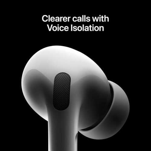 Apple AirPods Pro 2 Wireless Earbuds, Active Noise Cancellation, Hearing Aid Feature, Bluetooth Headphones, Transparency, Personalized Spatial Audio, High-Fidelity Sound, H2 Chip, USB-C Charging - 이미지 5