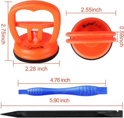 Kaisiking 11 PCS Screen Suction Cup Kit LCD Screen Opening Tools Screen Replacement Tools for iPad, iMac, MacBook, Tablet, Laptop, iPhone, Samsung, Huawei, Etc. - 이미지 4