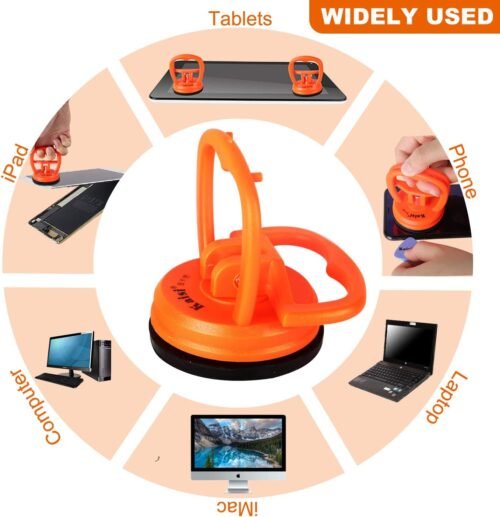 Kaisiking 11 PCS Screen Suction Cup Kit LCD Screen Opening Tools Screen Replacement Tools for iPad, iMac, MacBook, Tablet, Laptop, iPhone, Samsung, Huawei, Etc. - 이미지 6
