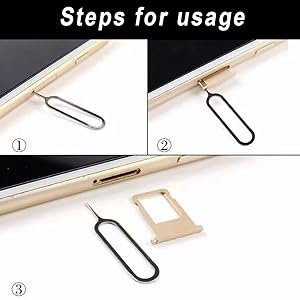 4 Pcs SIM Card Removal Openning Tool Tray Eject Pins Needle Opener Ejector Compatible with All iPhone Apple iPad HTC Samsung Galaxy Cell Phone Smartphone Watchchain Link Remover (Style A) 12 4 Pcs SIM Card Removal Openning Tool Tray Eject Pins Needle Opener Ejector Compatible with All iPhone Apple iPad HTC Samsung Galaxy Cell Phone Smartphone Watchchain Link Remover (Style A)-
