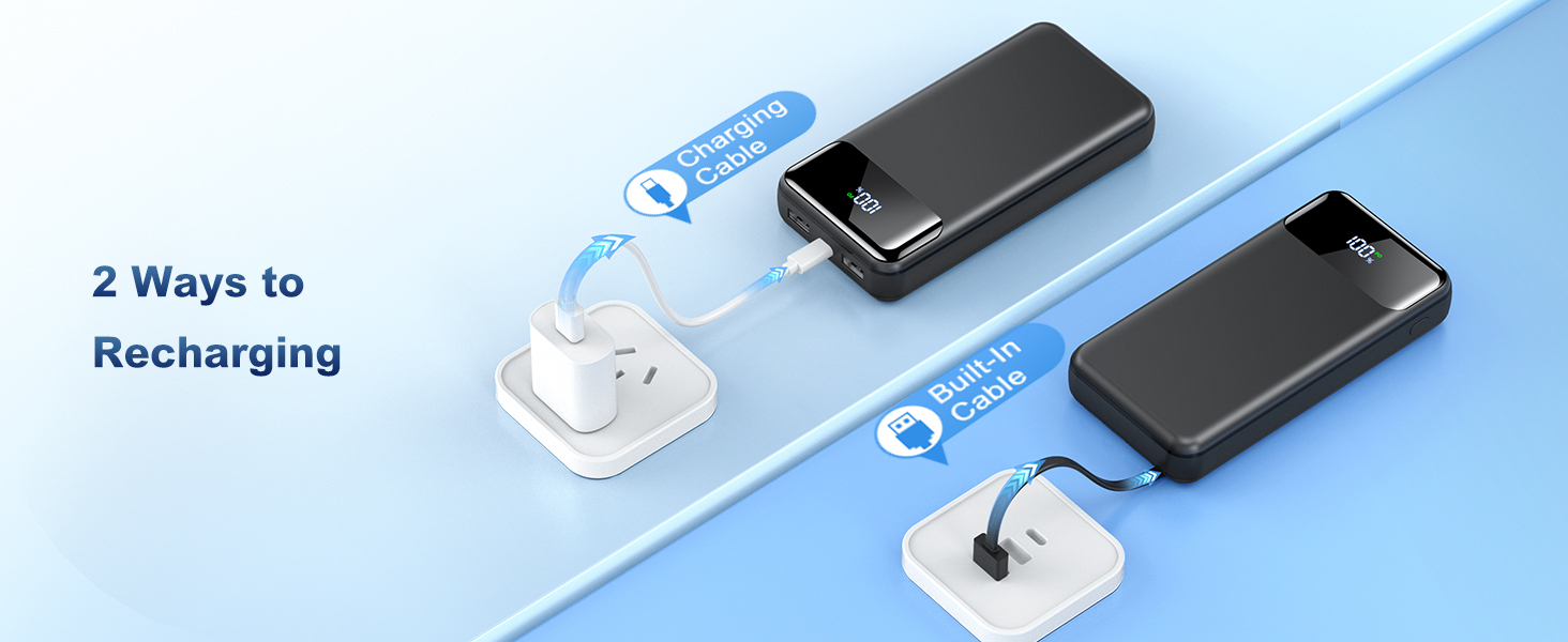 Portable Charger Power Bank 50000mAh Battery Pack, 22.5W Fast Charging PowerBank with Built in Cables,Travel Essential USB-C Portable Phone Charger for iPhone Samsung Pixel Android iPad 17 Portable Charger Power Bank 50000mAh Battery Pack, 22.5W Fast Charging PowerBank with Built in Cables,Travel Essential USB-C Portable Phone Charger for iPhone Samsung Pixel Android iPad-