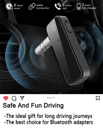 (Upgraded) Ankilo Aux Bluetooth Adapter for Car, 2 in 1 Bluetooth 5.0 Receiver Transmitter for Car with Display Screen, Suitable for Cars, Speakers, Stereo Systems and Headphones 11 (Upgraded) Ankilo Aux Bluetooth Adapter for Car, 2 in 1 Bluetooth 5.0 Receiver Transmitter for Car with Display Screen, Suitable for Cars, Speakers, Stereo Systems and Headphones-