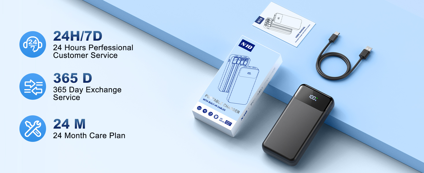 Portable Charger Power Bank 50000mAh Battery Pack, 22.5W Fast Charging PowerBank with Built in Cables,Travel Essential USB-C Portable Phone Charger for iPhone Samsung Pixel Android iPad 24 Portable Charger Power Bank 50000mAh Battery Pack, 22.5W Fast Charging PowerBank with Built in Cables,Travel Essential USB-C Portable Phone Charger for iPhone Samsung Pixel Android iPad-