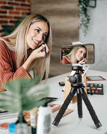 Sensyne 72" Extendable Tripod for iPhone & Selfie Stick with Detachable Phone Holder & Wireless Remote, Compatible with All Cell Phones, Black 12 Sensyne 72" Extendable Tripod for iPhone & Selfie Stick with Detachable Phone Holder & Wireless Remote, Compatible with All Cell Phones, Black-