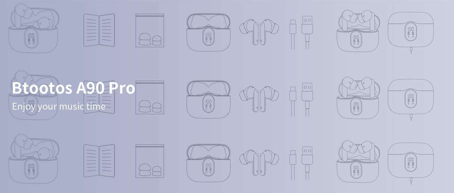 Wireless Earbuds Bluetooth 5.4 Headphones Bass Stereo Ear Buds with Noise Cancelling Mic LED Display in Ear Earphones IP7 Waterproof 36H Playtime for Laptop Pad Phones Sports Workout Grey 8 Wireless Earbuds Bluetooth 5.4 Headphones Bass Stereo Ear Buds with Noise Cancelling Mic LED Display in Ear Earphones IP7 Waterproof 36H Playtime for Laptop Pad Phones Sports Workout Grey-