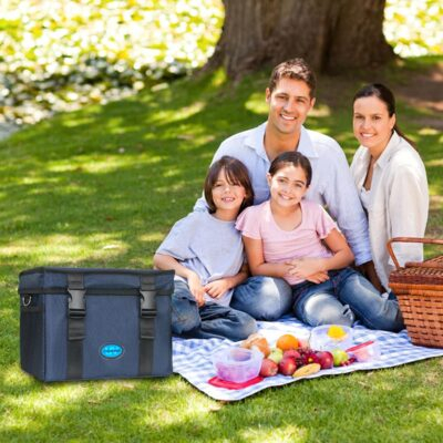 UVC Sanitizer Box Ozone Free with Timer, Portable Large Cleaner Bag with USB Port, UV Light Blue Tote for Mask, Cell Phone, Baby Bottle, Key, Towel 12L - 이미지 8
