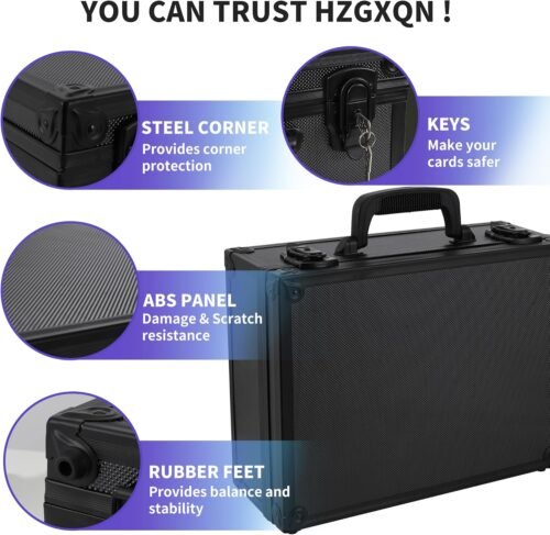 Toploader Storage Box for 3" x 4" 35pt Rigid Card, Top Loader Card Storage Hard Case, Sports Card Storage Boxes for Trading Cards, Top Loaders Holder (Holds 600+ Toploaders) - 이미지 5