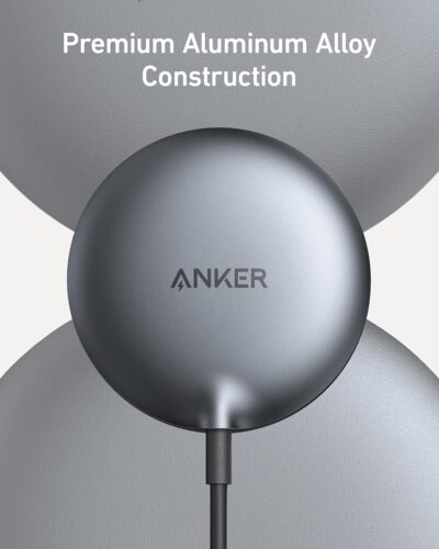 Anker MagSafe Charger Pad, MagGo iPhone 16 Wireless Charging Pad, Qi2 Certified 15W Wireless Charger, Compatible with iPhone 16/16 Plus/16 Pro/16 Pro Max/15/14/13/12 Series (Charger Not Included) - 이미지 3