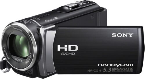 Sony HDR-CX210 High Definition Handycam 5.3 MP Camcorder with 25x Optical Zoom (Black) (Renewed) - 이미지 2