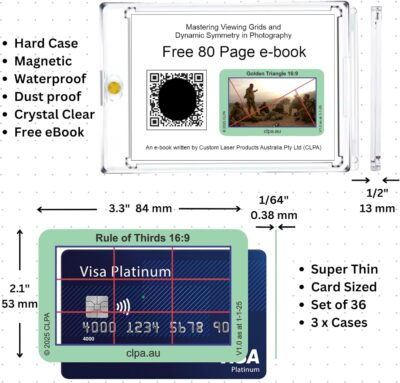 Mobile Phone 16:9 Photographic Viewfinder Set: All viewfinders in 16:9 Aspect Ratio only for Art, Photography, & Video - 이미지 5