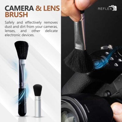 REFLEX CAMERA Professional 19 in 1 Camera Cleaning Kit, Camera Lens Cleaning Kit with Lens Pen, Air/Dust Blower, Microfiber Lens Cloth, Sensor Cleaning Swabs, Lens Solution & Handy Storage Container - 이미지 4