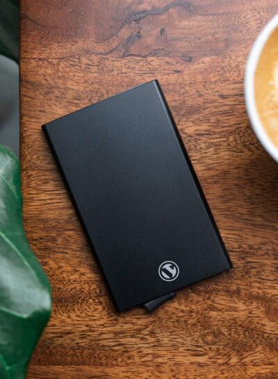 VULKIT Pop Up Wallet, Slim Minimalist Credit Card Holder For Men and Women RFID Blocking Mini Metal Case - 이미지 9
