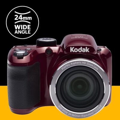 Kodak AZ401RD Point & Shoot Digital Camera with 3" LCD, Red - 이미지 5