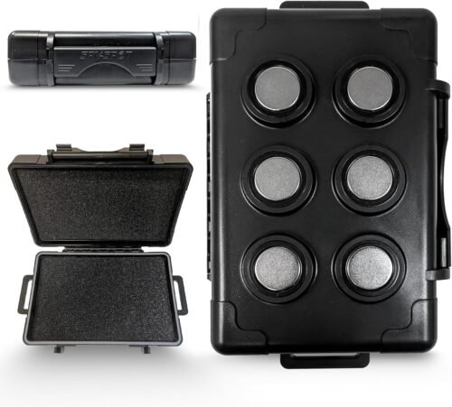 Spy Spot Magnetic Mount Weatherproof Case for GPS Trackers - Stash Lock Box for Items, Key Holder Under Vehicles - Fits GL200, GL 300, GL300W, GL300MA