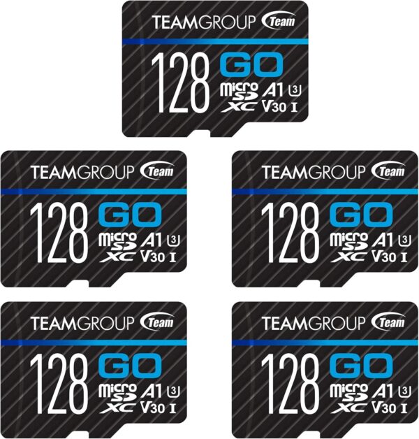 "Unleash Adventure: TEAMGROUP GO Card 128GB Mega Pack - Speedy 4K Micro SDXC UHS-I for Action Cameras and More!"