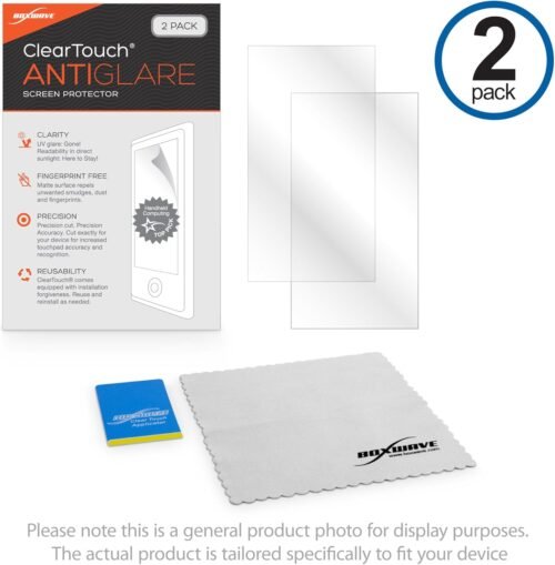 BoxWave Screen Protector Compatible with Holley LCD Touch Screen (3.5 in) - ClearTouch Anti-Glare (2-Pack), Anti-Fingerprint Matte Film Skin - 이미지 5