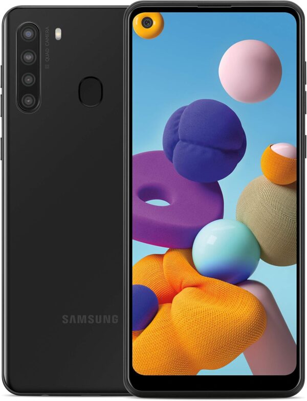 Revitalize Your Experience with the Renewed Samsung Galaxy A21: Unlocked, Feature-Packed Smartphone with Stunning Display and Quad Camera!