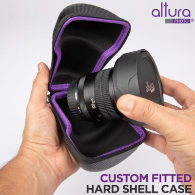 Altura Photo 8mm f/3.0 Professional Wide Angle Lens Aspherical Fisheye for Canon EOS 90D 80D 77D Rebel T8i T7 T7i T6i T6s T6 T100 SL2 SL3 DSLR Cameras with EF Mount - 이미지 6