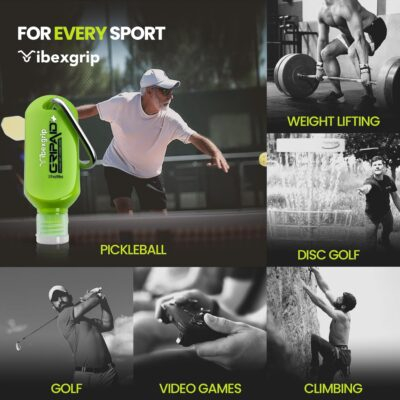 GRIPAID - Hand Gel Grip Enhancer, Prevent Sweaty Hands for a Strong Grip, Golf, Tennis, Gaming, & Pickleball Grip, 2 Ounces - 이미지 5
