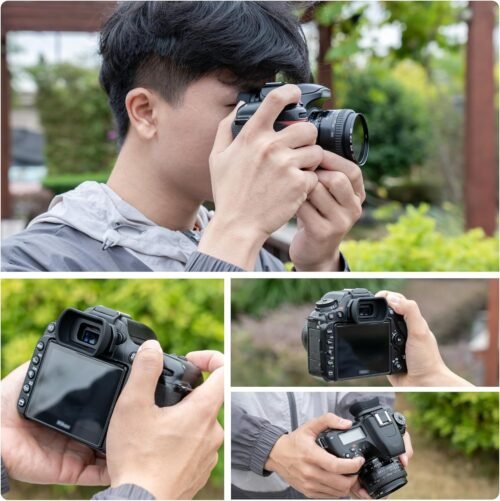 Soft Silicon Camera Viewfinder Eyecup Eyepiece Eyeshade for Nikon D780 D750 D610 D600 D7500 D7200 D7100 D7000 D5600 D5500 D5300 D5200 D5100 D5000 D3500 D3400 D3300 Replaces DK-21 DK-28 DK-25 24 23 20 - 이미지 7