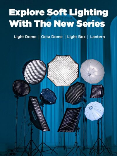 Amaran Octa Dome 90, 3ft (90cm) Foldable Quick-Setup Octagonal Bowens Mount Softbox for Portraits, Interviews, and On-Location Photography, with Diffusion, Light Control Grid, & Carrying Bag - 이미지 6