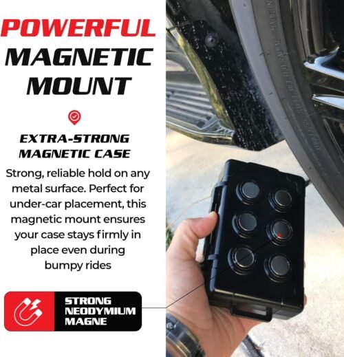 Spy Spot Magnetic Mount Weatherproof Case for GPS Trackers - Stash Lock Box for Items, Key Holder Under Vehicles - Fits GL200, GL 300, GL300W, GL300MA - 이미지 2