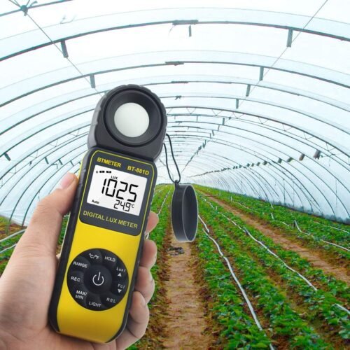 BTMETER BT-881D Digital Illuminance Light Meter, Measure Lights 0.01~400,000 Lux (0.01~40,000 FC) Foot Candles Luxmeter with 270º Rotated Sensor for Plants LED Lights Indoor Outdoor Light Tester - 이미지 8