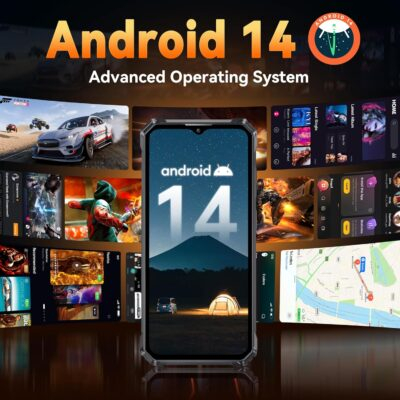 OUKITEL G1 Rugged Smartphone Unlocked - 24+256GB/1TB Android 14 Rugged Cellphones, 6.52”HD Display 10600mAh Battery 48MP Rear Camera IP68/IP69K Waterproof Phone, Dual Sim/NFC/Fingerprint 2025 - 이미지 2