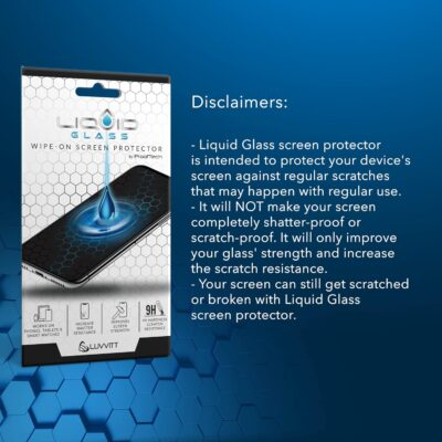 LIQUID GLASS Screen Protector Wipe On Scratch and Shatter Resistant Nano Protection for All Phones Tablets Smart Watches - Universal (New and Advanced) - 이미지 6