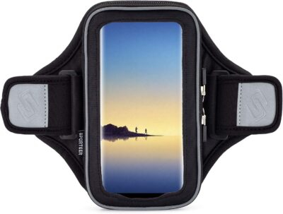 Sporteer Velocity V8 Running Armband - Compatible with iPhone 16 Pro Max, 16 Plus, 15/14 Pro Max, 16/15/14 Pro, iPhone 16/15/14, Galaxy S24+, S23 Plus, Pixel, & Many More Cell Phones - FITS Cases - 이미지 2