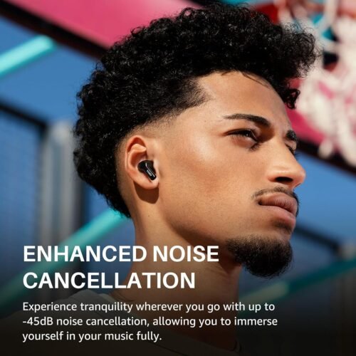 TOZO Hybrid Active Noise Cancelling Wireless Earbuds with 6 Mics AI Clear Call Ear Buds 55H Playtime with LED Display 32 Preset EQs via APP Bluetooth 5.3 IPX8 Waterproof in Ear Headphones - 이미지 7